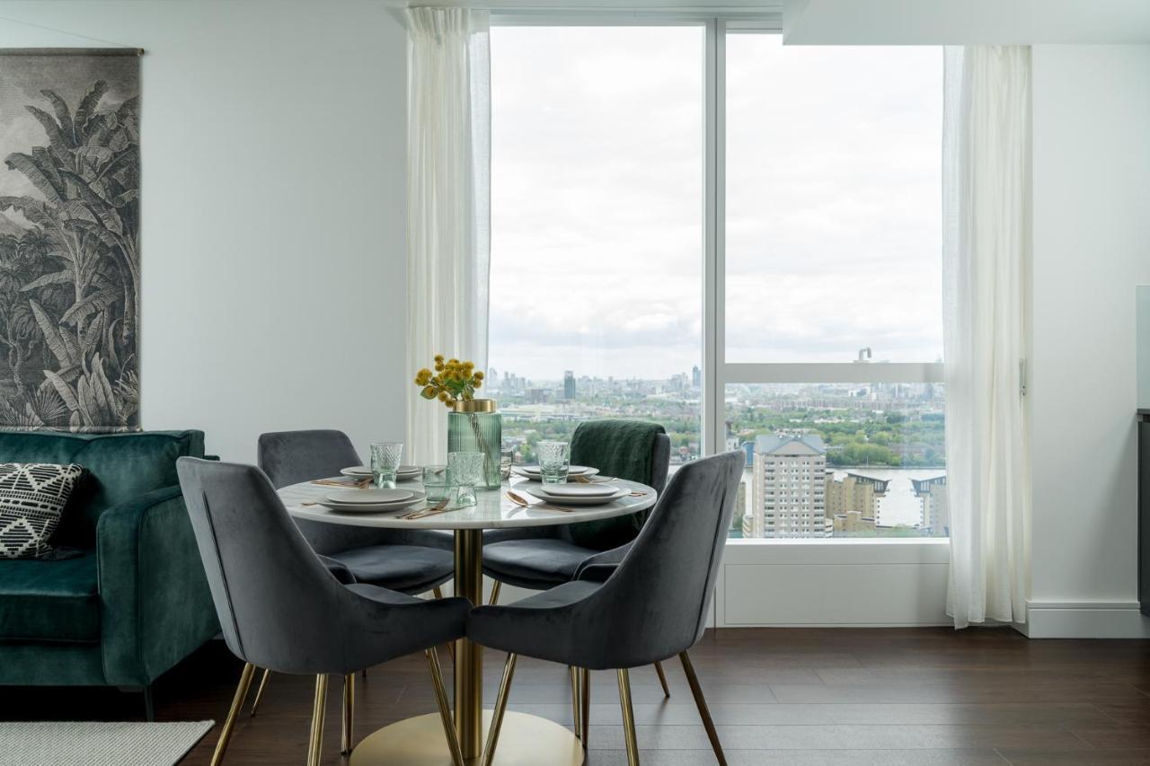 Luxurious Spacious 2Bed Suites Skyline River Views By Canary Wharf ลอนดอน ภายนอก รูปภาพ