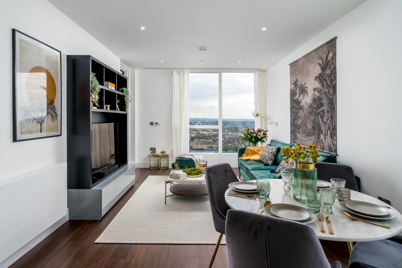 Luxurious Spacious 2Bed Suites Skyline River Views By Canary Wharf ลอนดอน ภายนอก รูปภาพ