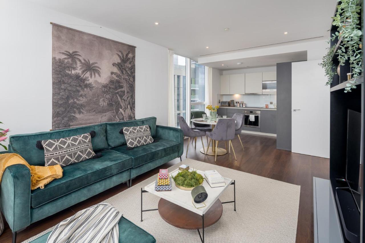 Luxurious Spacious 2Bed Suites Skyline River Views By Canary Wharf ลอนดอน ภายนอก รูปภาพ