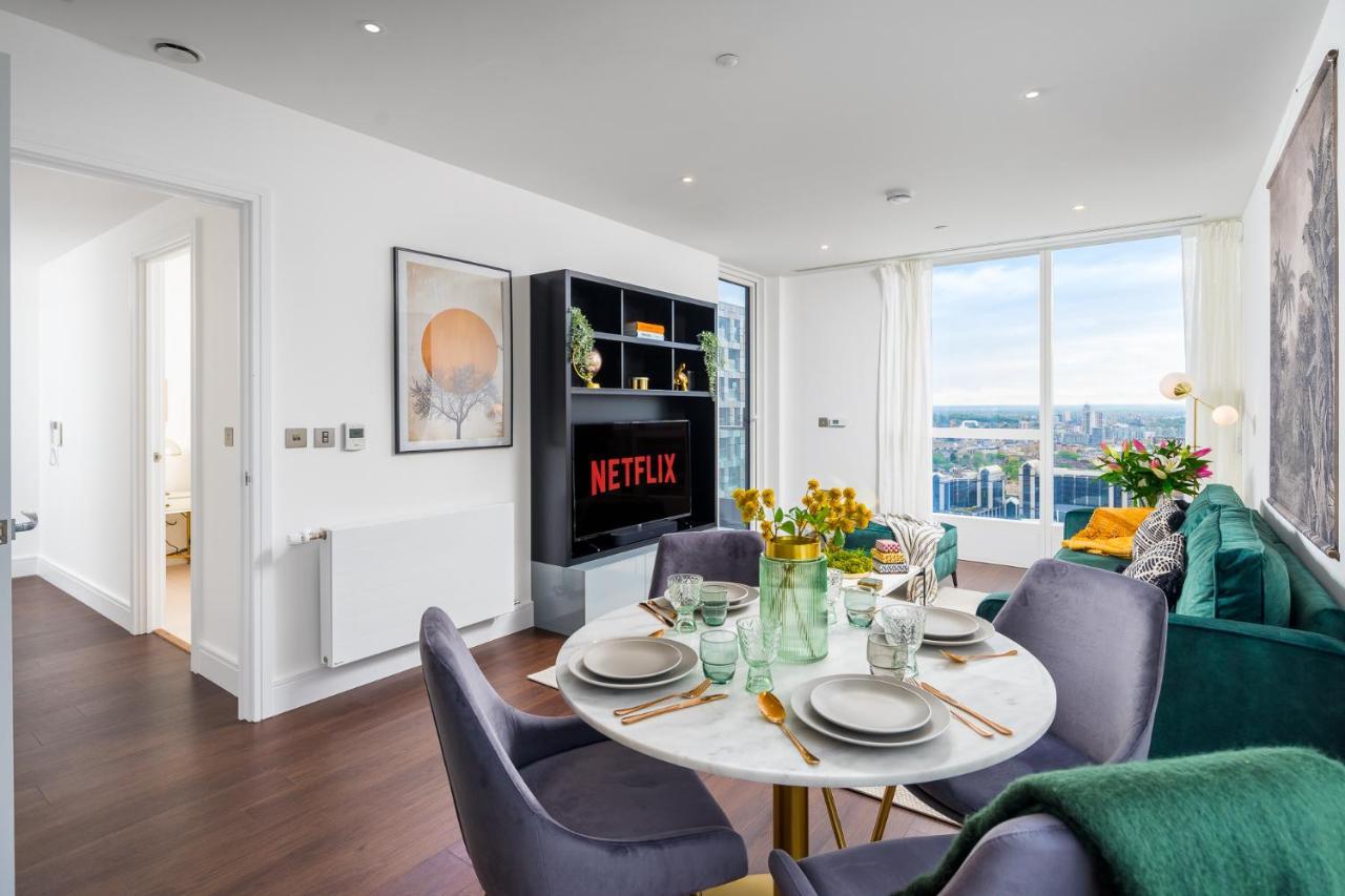 Luxurious Spacious 2Bed Suites Skyline River Views By Canary Wharf ลอนดอน ภายนอก รูปภาพ